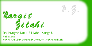 margit zilahi business card